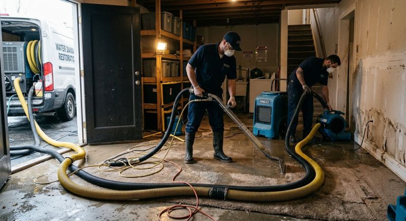 Basement Water Extraction in Santa Rosa, CA
