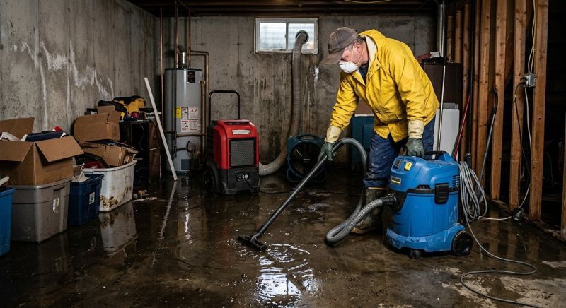 Basement Water Removal in Napa, CA