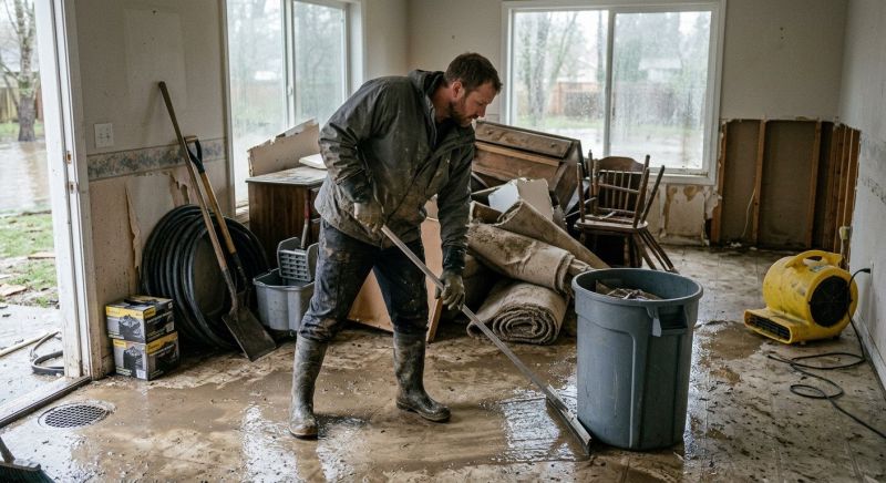 Flood Damage Cleanup in Santa Rosa, CA