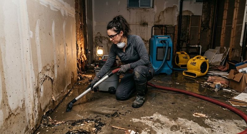 Flooded Basement Cleanup in Santa Rosa, CA
